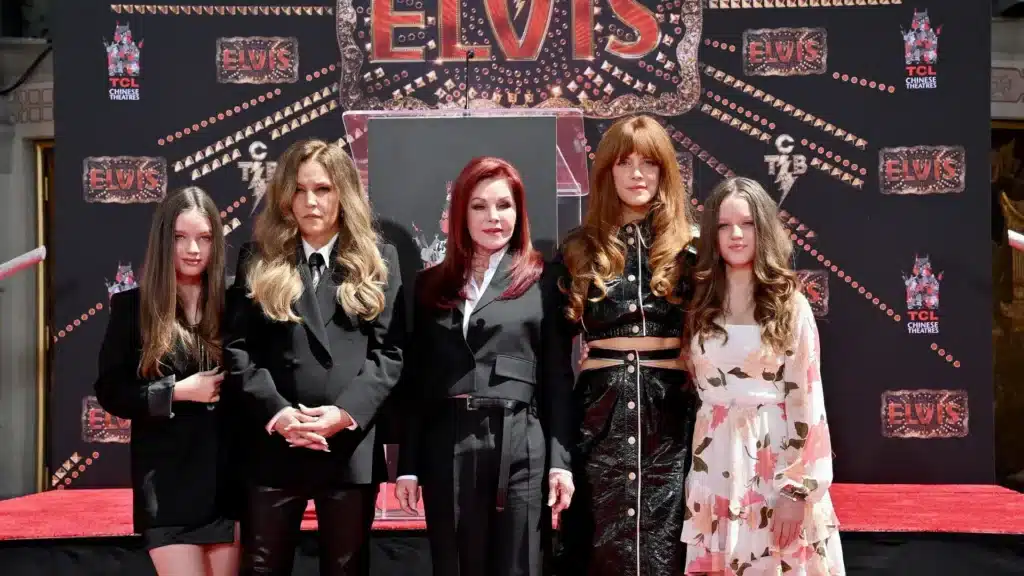In June 2022, Harper Lockwood, Lisa Marie Presley, Priscilla Presley, Riley Keough, and Finley Lockwood attended the Handprint Ceremony honoring Three Generations of Presleys.
Getty Images / Getty Images
