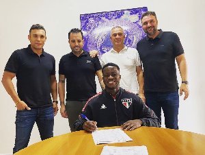 Ghanaian winger King Faisal secures loan spot with Brazilian giants Sao Paulo FC