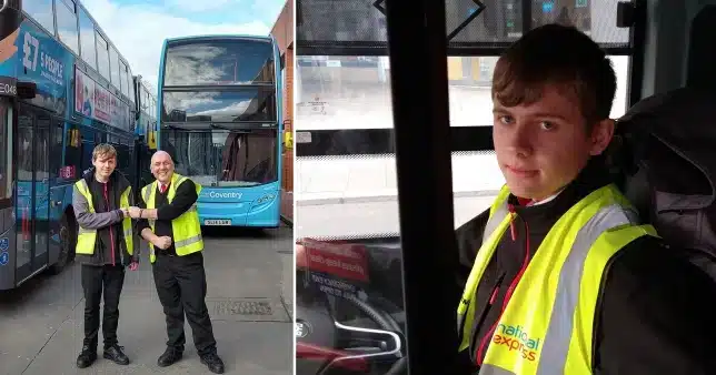 Teenager becomes the youngest UK’s bus driver