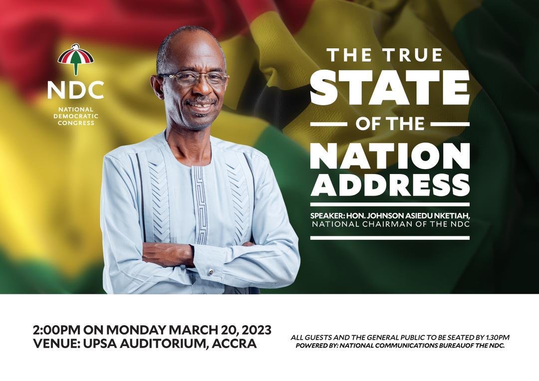 NDC to address the Nation today