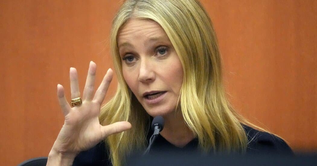 Gwyneth Paltrow awarded $1 and cleared of fault over ski crash