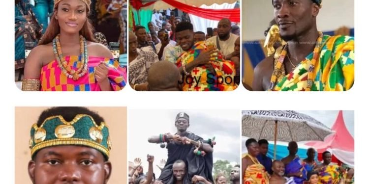 A list of Ghanaian celebrities installed as sub-chiefs or queen mothers