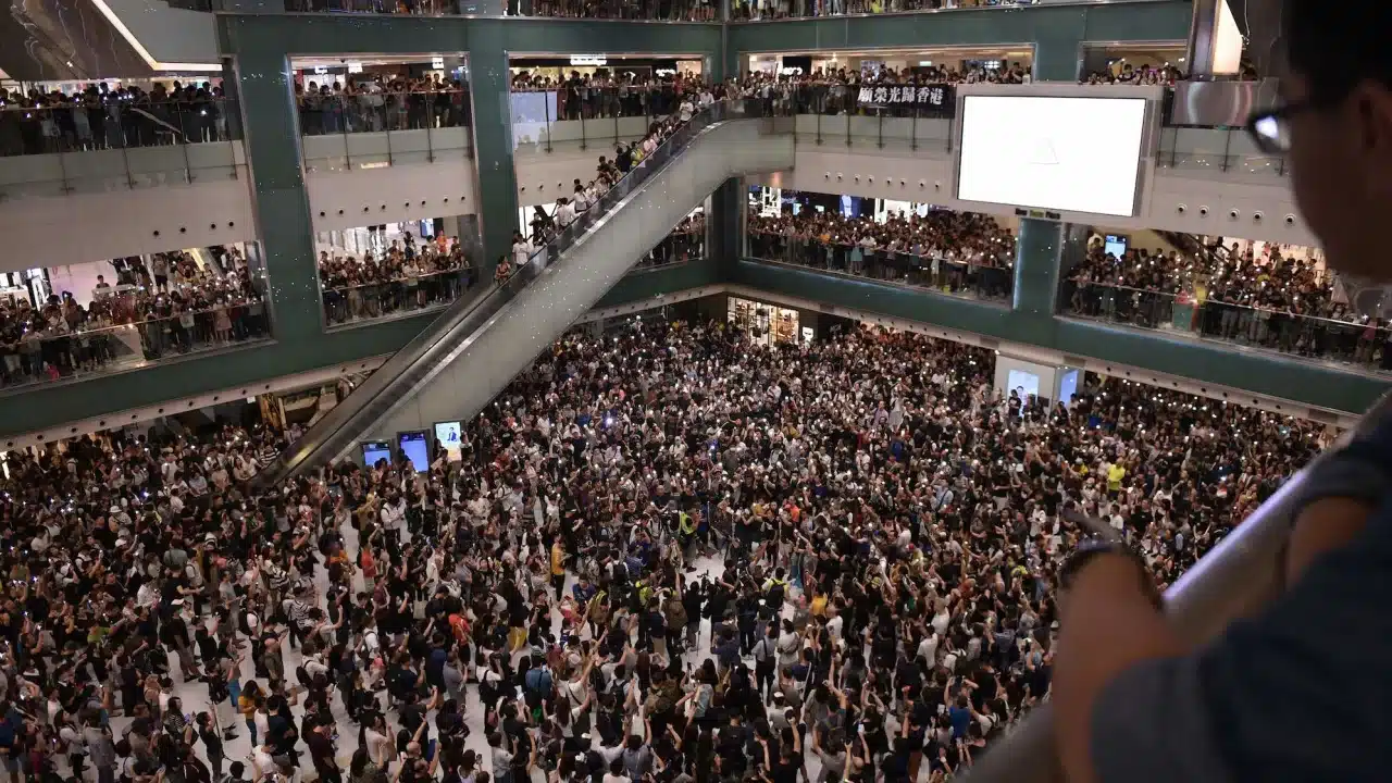 Hong Kong’s anti-government song disappears from streaming platforms