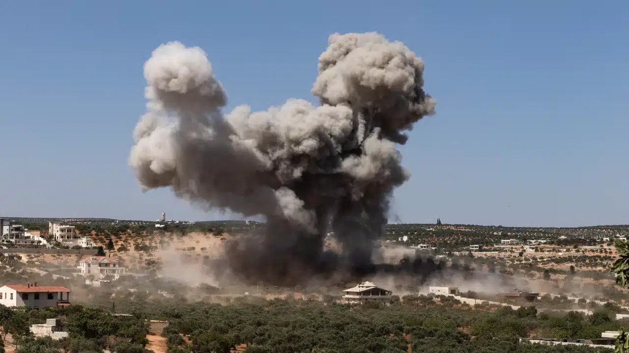 Russian aircraft attack Syria, leaving nine dead and numerous injured