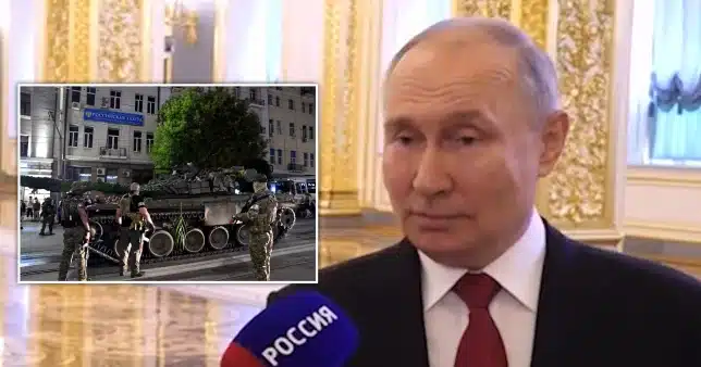 Putin speaks after the Wagner coup attempt