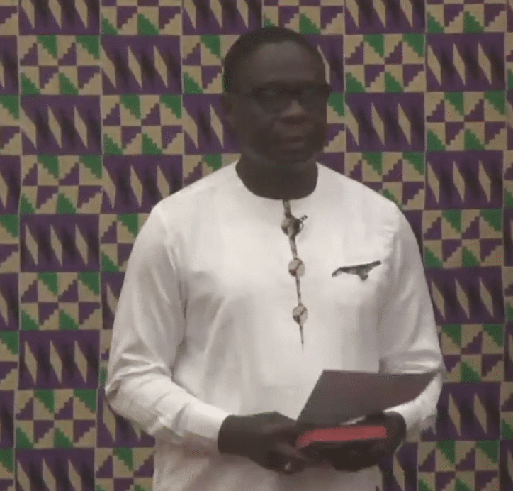 Loud cheers, roaring claps: How ‘all white’ NDC MPs welcomed Gyakye Quayson in Parliament