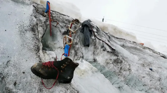 Climber’s body discovered as glacier’s ice melts after going missing for 37 years