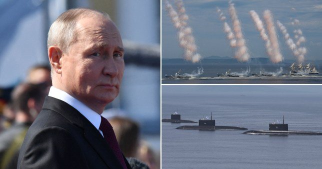Putin declares his openness to peace talks as Russia celebrates Navy Day