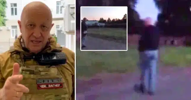 Prigozhin, Head of Wagner, seen in video welcoming his warriors to Belarus