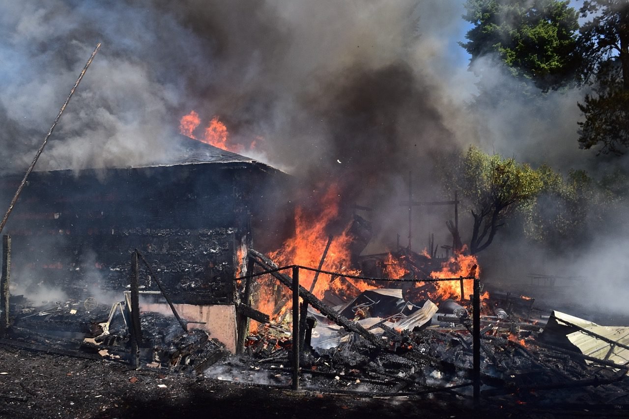 Fire guts down about 15 wooden structures at Ashaiman