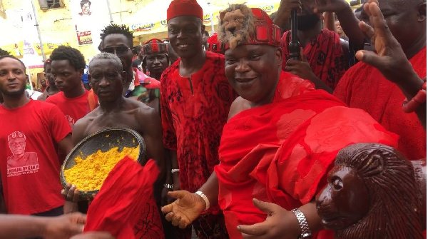 Gbese Mantse Nii Ayi-Bonte II joyfully celebrates 2023 Homowo