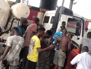 Tipper truck drivers, police clash over controversial levy in Gomoa East District