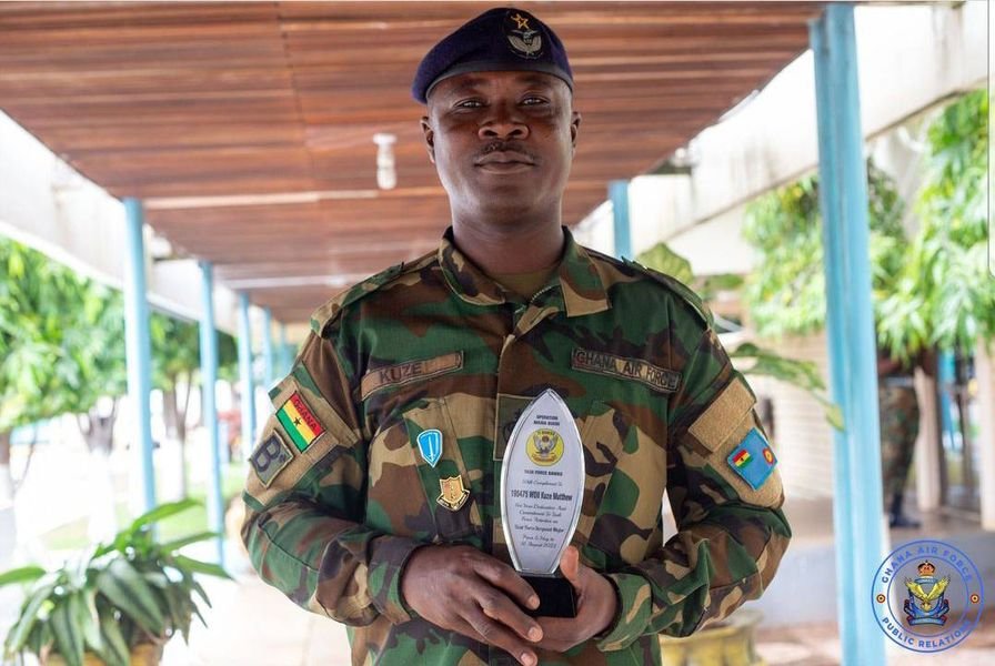 GAF commends WOII Kuze Matthew for exemplary service in Operation Maida Buuri