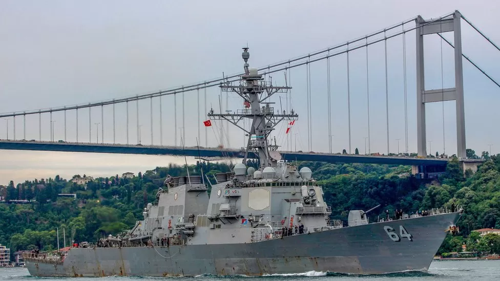Yemeni missile fire intercepted by US Navy warship