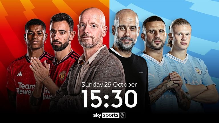 Man Utd- City clash to take off an hour earlier than initially planned