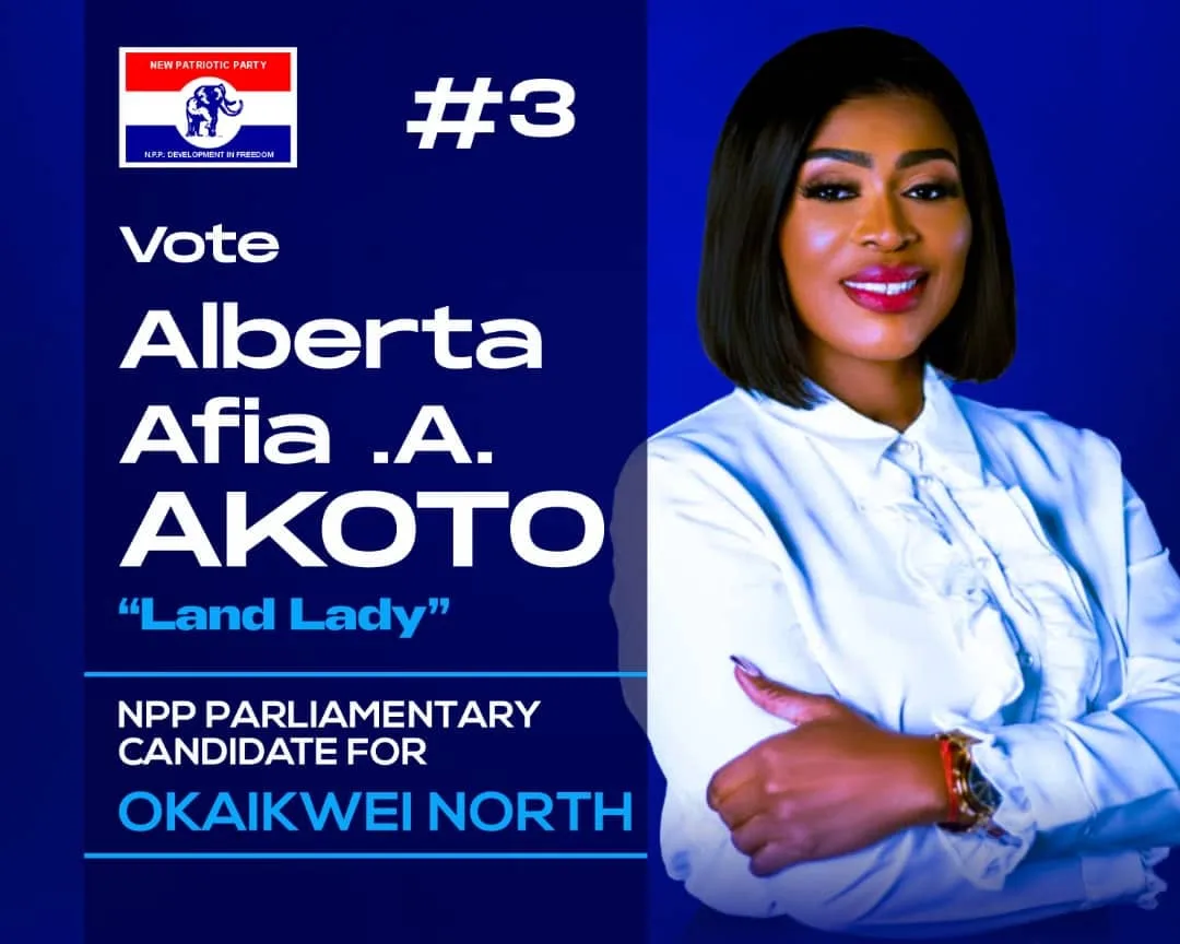 Afia Akoto number 3 on ballot paper for NPP Parliamentary primaries