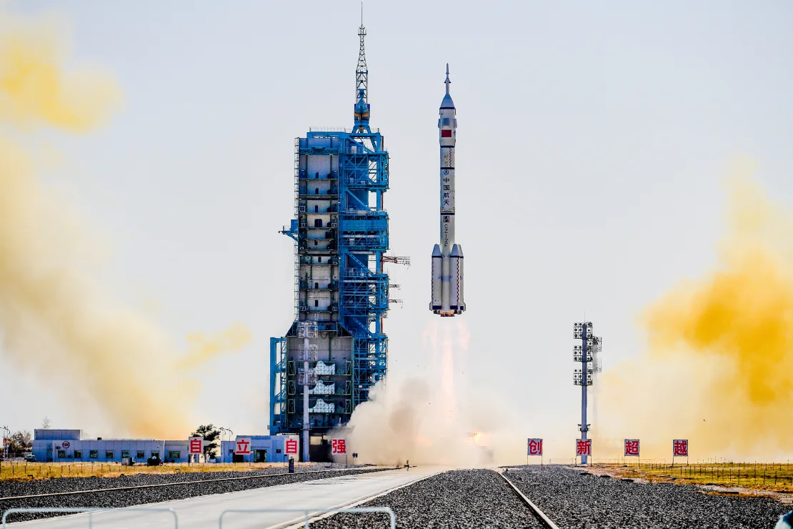Youngest astronaut crew from China dispatched to Tiangong space station