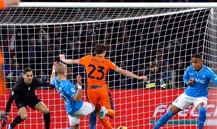 Inter trounced Napoli in a 3-0 victory
