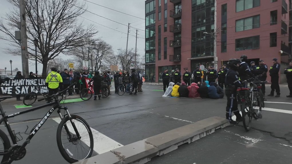 21 people detained during Halifax pro-Palestinian protest