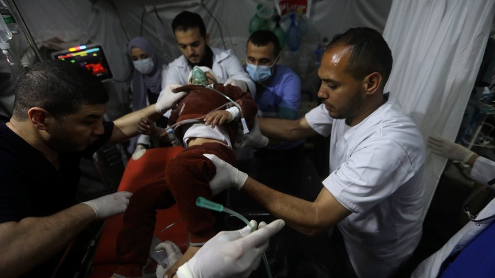 At least 9 Palestinians killed by Israeli airstrike near Rafah, in southern Gaza