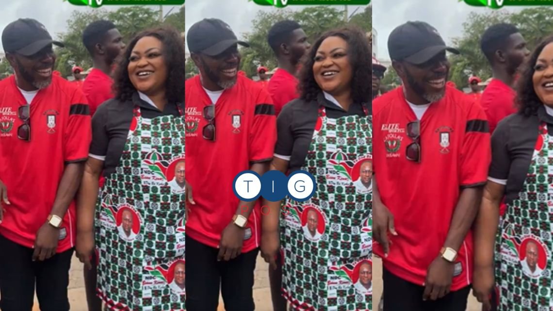 Kumawood stars Big Akwes, Elorm Aba, and others join  NDC #EnoughIsEnoughDemo against EC