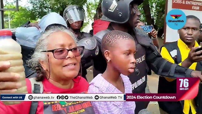 62-year-old and 10-year-old arrested during demo against galamsey