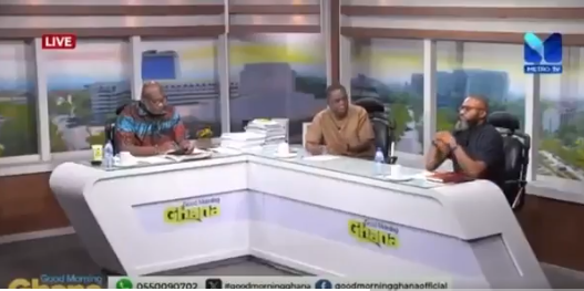 Armed police men attempt to break into Metro TV studio, clash with Randy Abbey