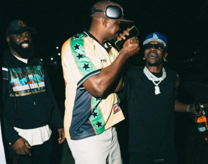Video: See how Stonebwoy’s ex manager showed up in Jamaica to support Shatta Wale