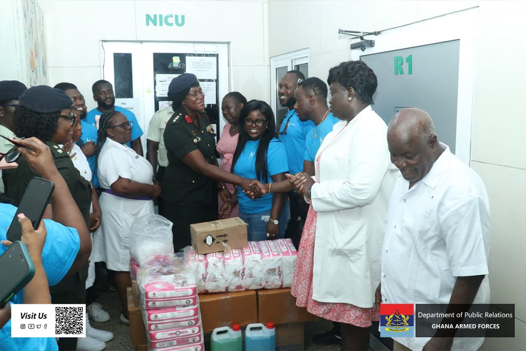 Maternal and Child Liberty Foundation donates medical items to 37 Military Hospital