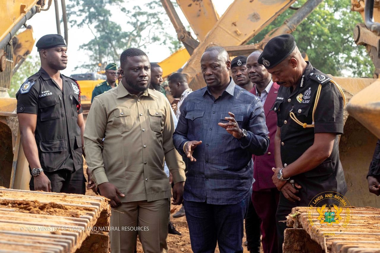 15 excavators seized in war against galamsey, to be used for road construction – Lands Minister